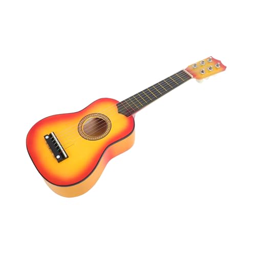 BESTonZON Lernen Gitarrenspielzeug Gitarre Bass Simulationsgitarrenspielzeug Gitarre Für , Anfänger Gitarre Gitarreninstrument Trainieren Kleinkind Gitarre Hölzern von BESTonZON