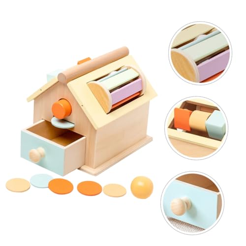 BESTonZON Lernspielzeug Holz Ballwurf Münzbox Montessori Motorikspielzeug Ab Jahr für Feinmotorik Hand Auge koordination Farbenerkennung und Konzentration BESTonZON Lernspielzeug Holz Ballwurf Münzbox Montessori Motorikspielzeug Ab Jahr für Feinmotorik Hand Auge koordination Farbenerkennung und Konzentration von BESTonZON
