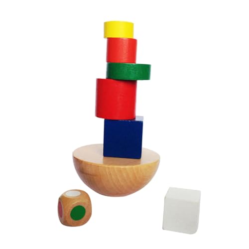 BESTonZON Lernspielzeug Spielzeuge Balance-Spiele-spielset Holzbausteine Hölzern von BESTonZON