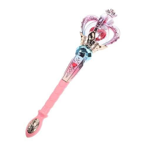 BESTonZON Leuchtender Musik zauberstab für Drehlicht Sicheres Party Bühnenaccessoire Kostüm Prop für Mädchen Vielseitiger Spiel Geburtstagszauberstab BESTonZON Leuchtender Musik zauberstab für Drehlicht Sicheres Party Bühnenaccessoire Kostüm Prop für Mädchen Vielseitiger Spiel Geburtstagszauberstab von BESTonZON