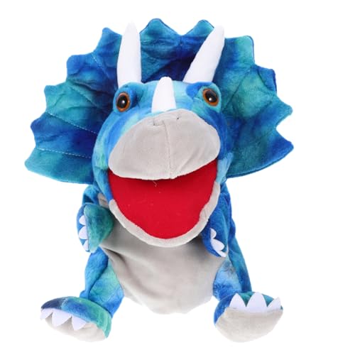 BESTonZON Lustige Dinosaurier Handpuppe aus Plüsch Interaktive Handpuppen für Jungen und Mädchen Fördert Kreativität Feinmotorik und Emotionalen Austausch Blau BESTonZON Lustige Dinosaurier Handpuppe aus Plüsch Interaktive Handpuppen für Jungen und Mädchen Fördert Kreativität Feinmotorik und Emotionalen Austausch Blau von BESTonZON