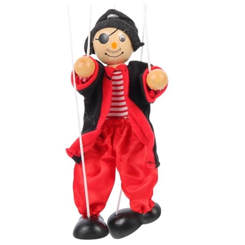 BESTonZON Marionette Bauchrednerpuppen Für Anfänger Piratenspielzeug Erwachsene Puppe Clown-Puppen Erwachsenenpuppe Für Jungs Kind Stoff Den Draht Ziehen von BESTonZON