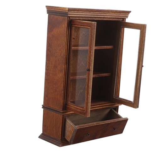 BESTonZON Maßstab Retro Stil Platzsparendes Design Glatte Kastanienoberfläche DIY Möbel für Puppenhaus Wohnzimmer Dekoration BESTonZON Maßstab Retro Stil Platzsparendes Design Glatte Kastanienoberfläche DIY Möbel für Puppenhaus Wohnzimmer Dekoration von BESTonZON