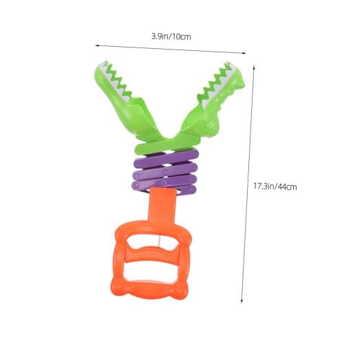 BESTonZON Mechanischer Greifarm Kunststoff Teleskop Krokodilkopf Greifhand Interaktives Lernspielzeug für Tier-Mottoparty und Geburtstagsfeier Prank BESTonZON Mechanischer Greifarm Kunststoff Teleskop Krokodilkopf Greifhand Interaktives Lernspielzeug für Tier-Mottoparty und Geburtstagsfeier Prank von BESTonZON