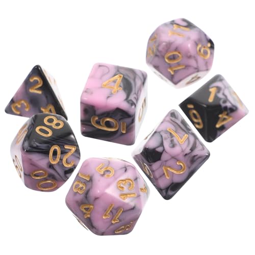 BESTonZON Mehrseitige Würfelset Bunte Zahlenwürfel Rollenspiel Zubehör für Brettspiele Party Unterhaltung BESTonZON Mehrseitige Würfelset Bunte Zahlenwürfel Rollenspiel Zubehör für Brettspiele Party Unterhaltung von BESTonZON