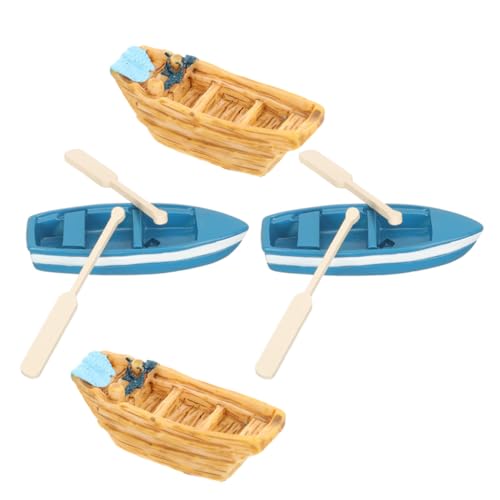 BESTonZON Mikro Landschaftsboot Miniatur Schiffsmodell aus Resin mit Ruder Strand Deko für Puppenhaus und DIY Micro Landschaft Stabile Langlebige Boote für Tisch Gartenornamente BESTonZON Mikro Landschaftsboot Miniatur Schiffsmodell aus Resin mit Ruder Strand Deko für Puppenhaus und DIY Micro Landschaft Stabile Langlebige Boote für Tisch Gartenornamente von BESTonZON
