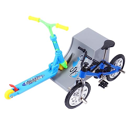 BESTonZON Mini Finger Bike Set Handgehaltenes Finger Scooter Für Faltbare Spielzeuge Für Den Schreibtisch Pädagogisches Freizeitspielzeug Für Geschicklichkeit Und Konzentration von BESTonZON