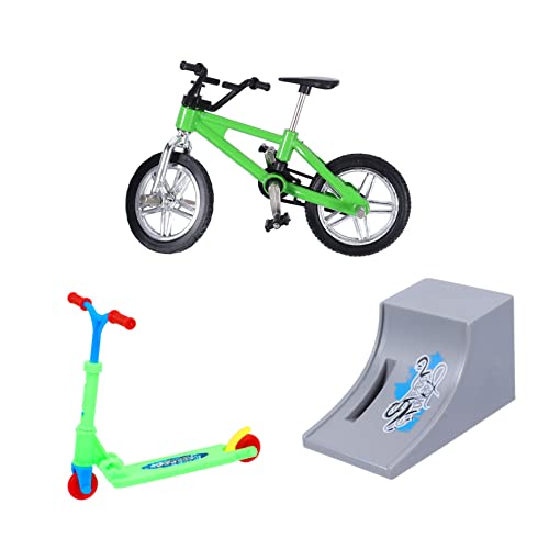 BESTonZON Mini Finger Toys Set Tragbare Finger Spielzeuge Faltbarer Finger Roller Und Finger Fahrrad Ideales Geschicklichkeitsspiel Für 3 Teiliges Set Und von BESTonZON