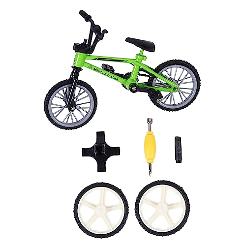 BESTonZON Mini Mountainbike Finger Set Alloy Modell Für Pädagogisches Fingerbike Als Für Jungen Und ädchen Grünes Design Für Spiele Und Dekoration von BESTonZON