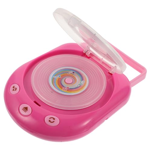 BESTonZON Musikalisches Puppenhaus-zubehör Tragbares Mini-cd-Player-Spielzeug Für Jungen Und Mädchen von BESTonZON