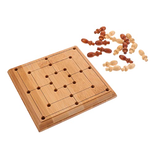 BESTonZON Mini Schachspiel Set Aus Tragbares Schachbrett Für Und Erwachsene Ideal Für Kognitive Spiele Und Strategisches Denken 1 Set von BESTonZON