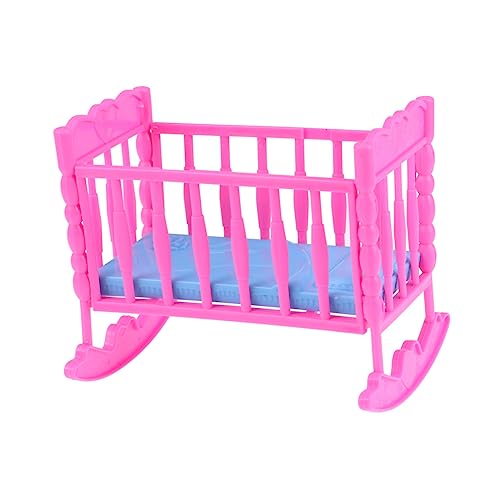 BESTonZON Mini Schaukelsitz Für Rollenspiel Babybett Spielset Niedliches Für Die Kleinen Farbe Zufällig von BESTonZON