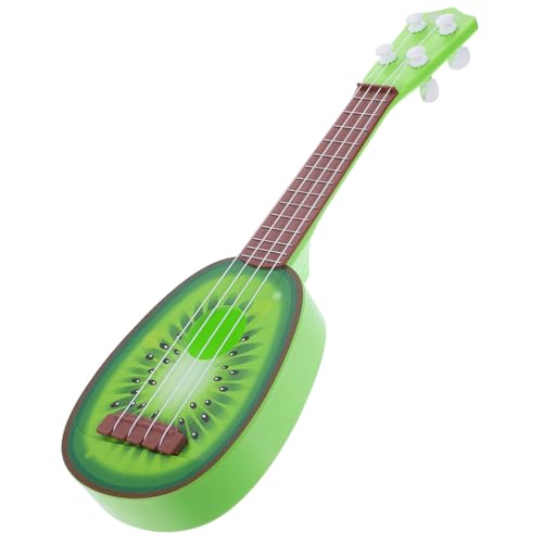 BESTonZON Mini-Ukulele Ukulele-Instrument Mini-Instrument Musikalisches Pädagogisches Simulations-Ukulele- Gitarre Für Anfänger Ukulele Zum Üben Green Plastik von BESTonZON