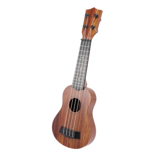 BESTonZON Mini Ukulele Ukulele Nachbildung Holzoptik Einfach zu Tolles Musikspielzeug für Anfänger und Dekoration für Jungen und Mädchen BESTonZON Mini Ukulele Ukulele Nachbildung Holzoptik Einfach zu Tolles Musikspielzeug für Anfänger und Dekoration für Jungen und Mädchen von BESTonZON