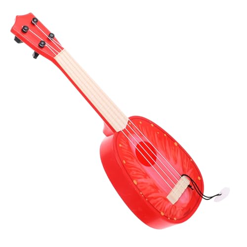 BESTonZON Mini-Ukulele-saiteninstrument-Modell-Spielzeug, Mini-kunstgitarren-Spielzeug, Mini-Gitarren-Modell von BESTonZON