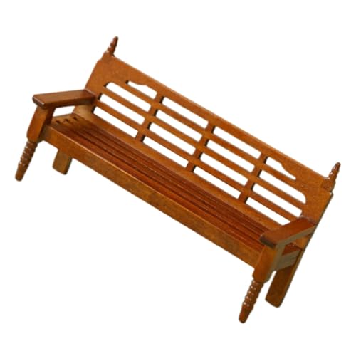 BESTonZON Miniatur Gartenbank Deko Modell mit Realistischer Gestaltung Vielseitig für DIY Mikrolandschaften und Outdoor Garten Kleine Sitzgelegenheit für Terrasse Balkon Miniaturmöbel für BESTonZON Miniatur Gartenbank Deko Modell mit Realistischer Gestaltung Vielseitig für DIY Mikrolandschaften und Outdoor Garten Kleine Sitzgelegenheit für Terrasse Balkon Miniaturmöbel für von BESTonZON