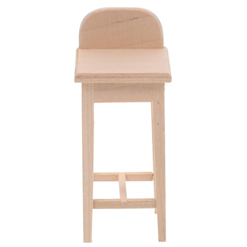 BESTonZON Miniatur Hochstuhl Für Niedlicher Und Realistischer Küchenstuhl Als Zubehör Für Miniaturszenen Puppenmöbel Für Kreative -projekte BESTonZON Miniatur Hochstuhl Für Niedlicher Und Realistischer Küchenstuhl Als Zubehör Für Miniaturszenen Puppenmöbel Für Kreative -projekte von BESTonZON