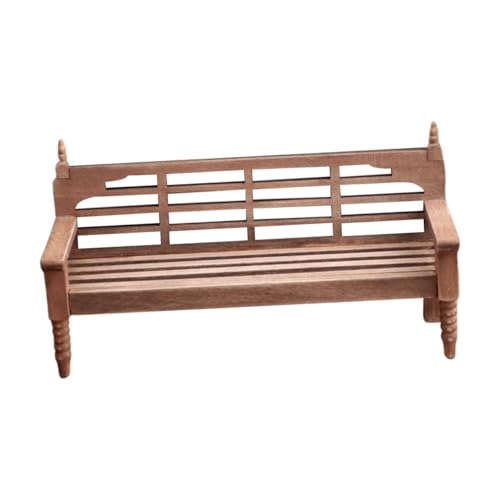 BESTonZON Miniatur Holzbank Gartenbank Modell Dekoration Miniaturmöbel Puppenhaus Zubehör Kleine Garten Deko für DIY Puppenhaus Micro Landschaft BESTonZON Miniatur Holzbank Gartenbank Modell Dekoration Miniaturmöbel Puppenhaus Zubehör Kleine Garten Deko für DIY Puppenhaus Micro Landschaft von BESTonZON