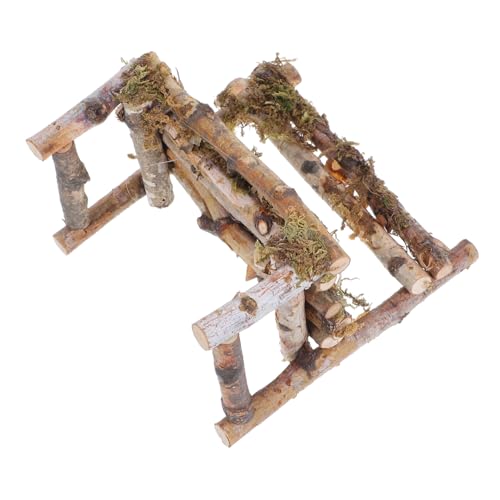 BESTonZON Miniatur Holzbank Miniaturstuhl Puppenhaus Möbel Mikrolandschaft Deko Fensterdisplay Requisite Holzstuhl Detailreich Handgefertigt BESTonZON Miniatur Holzbank Miniaturstuhl Puppenhaus Möbel Mikrolandschaft Deko Fensterdisplay Requisite Holzstuhl Detailreich Handgefertigt von BESTonZON