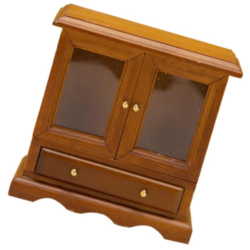 BESTonZON Miniatur Kabinett Puppenhaus Zubehör aus Holz Verschleißfestes Miniatur für Basteln und Dekorieren BESTonZON Miniatur Kabinett Puppenhaus Zubehör aus Holz Verschleißfestes Miniatur für Basteln und Dekorieren von BESTonZON