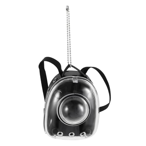 BESTonZON Miniatur Puppenhaus Katzen-Rucksack mit Realistischem Design Tragbarer Miniatur Haustier Katzen Hunde-Rucksack Transparent-schwarz für Sammler und Katzenliebhaber BESTonZON Miniatur Puppenhaus Katzen-Rucksack mit Realistischem Design Tragbarer Miniatur Haustier Katzen Hunde-Rucksack Transparent-schwarz für Sammler und Katzenliebhaber von BESTonZON