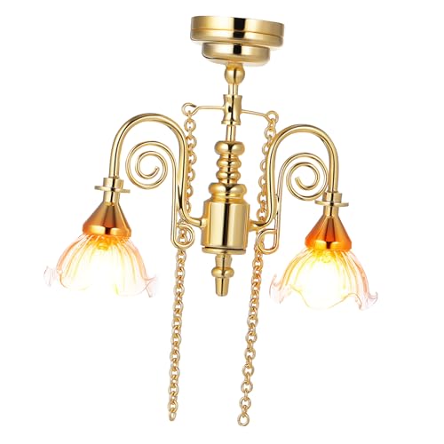 BESTonZON Miniatur Puppenhaus Lampe Metall Mini LED Licht mit Magnetbefestigung Realistische Miniaturmöbel Beleuchtung für Puppenhaus Dekoration Warmes Licht Vielseitig Einsetzbar BESTonZON Miniatur Puppenhaus Lampe Metall Mini LED Licht mit Magnetbefestigung Realistische Miniaturmöbel Beleuchtung für Puppenhaus Dekoration Warmes Licht Vielseitig Einsetzbar von BESTonZON