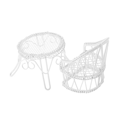 BESTonZON Miniatur Puppenhaus Möbel Set Miniatur Gartentisch und Stühle Multifunktional Stilvolles Desktop Accessoire Vielseitig für Dekoration und Kleine Arbeitsfläche Leicht Zu Reinigen BESTonZON Miniatur Puppenhaus Möbel Set Miniatur Gartentisch und Stühle Multifunktional Stilvolles Desktop Accessoire Vielseitig für Dekoration und Kleine Arbeitsfläche Leicht Zu Reinigen von BESTonZON