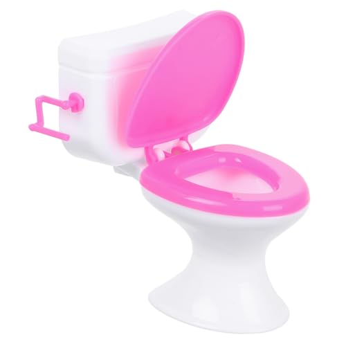 BESTonZON Miniatur Puppenhaus Zubehör Mini Wc Toilette Weiß Feines Badezimmer Accessoire Kleine Puppenmöbel Realistische Miniatur für Puppenraum Dekoration BESTonZON Miniatur Puppenhaus Zubehör Mini Wc Toilette Weiß Feines Badezimmer Accessoire Kleine Puppenmöbel Realistische Miniatur für Puppenraum Dekoration von BESTonZON