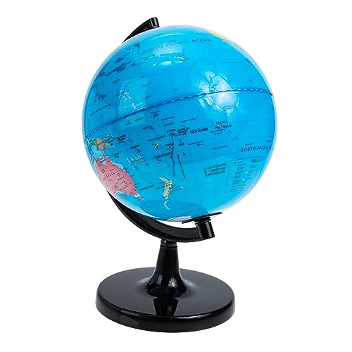 BESTonZON -Modell World map Dekoration kinderzimmer Erdkugel Bildungsspielzeug Living Room Decoration Karte Globen Zinn Gadget Erde Tischdekoration mit Desktop- Plastik von BESTonZON