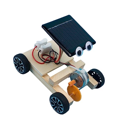 BESTonZON Montage Solarauto Bauwissenschaftliches Spielzeug Ferngesteuertes Spielzeug Wissenschaftliche Experimentierkästen Baukasten Für Wissenschaftliche Modelle Auto Mit Solarenergie von BESTonZON