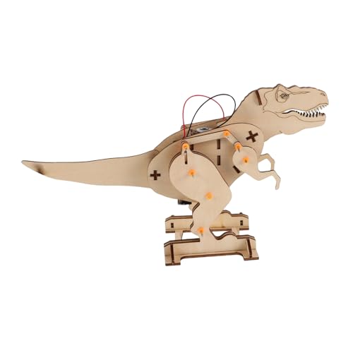 BESTonZON Montagespielzeug 3D Puzzles Für Realistisches Dinosaurierspielzeug Dinosaurierroboter Dinosaurier Actionfiguren Dinosauriermodell Handwerk Kinderbausatz Dinosaurierfigur Holz von BESTonZON