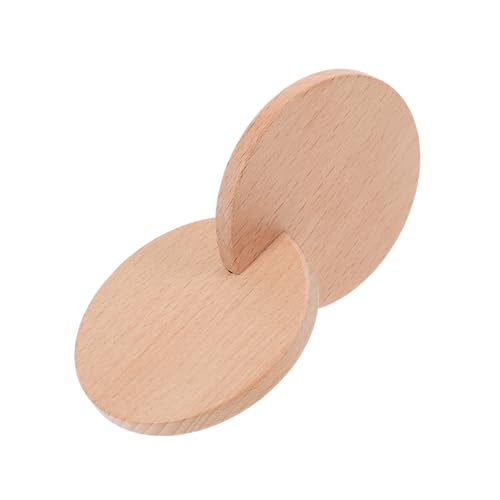 BESTonZON Montessori Holzspielzeug Zwei Ineinandergreifende Ringe aus Buchenholz Hand Auge Koordination Sensorisches Lernspielzeug für Kleinkinder und Vorschulkinder zur Frühkindlichen BESTonZON Montessori Holzspielzeug Zwei Ineinandergreifende Ringe aus Buchenholz Hand Auge Koordination Sensorisches Lernspielzeug für Kleinkinder und Vorschulkinder zur Frühkindlichen von BESTonZON