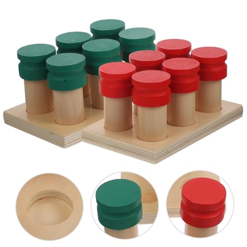BESTonZON Montessori Lernspielzeug Holzkiste für Ab Jahr Interaktive Wahrnehmungs Box zur Geruchserkennung Pädagogisches Holzspielzeug für Kleinkinder Kompakt und Sicher für BESTonZON Montessori Lernspielzeug Holzkiste für Ab Jahr Interaktive Wahrnehmungs Box zur Geruchserkennung Pädagogisches Holzspielzeug für Kleinkinder Kompakt und Sicher für von BESTonZON