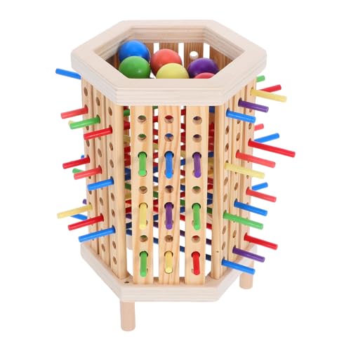 BESTonZON Montessori-brettspiel Aus Holz Für Kinder, Bunte Stäbchen, Stapelspielzeug, Frühes Mathematiklernen, Pädagogisches Puzzle, Feinmotorikspiel Für Kleinkinder, Jungen Und Mädchen BESTonZON Montessori-brettspiel Aus Holz Für Kinder, Bunte Stäbchen, Stapelspielzeug, Frühes Mathematiklernen, Pädagogisches Puzzle, Feinmotorikspiel Für Kleinkinder, Jungen Und Mädchen von BESTonZON