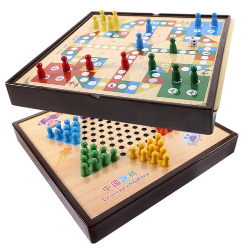 BESTonZON Multifunktionales Familien schachspiel Brettspiel Lernspielzeug Langlebig Sicher Pädagogisch Geeignet für Anfänger und Reisende BESTonZON Multifunktionales Familien schachspiel Brettspiel Lernspielzeug Langlebig Sicher Pädagogisch Geeignet für Anfänger und Reisende von BESTonZON