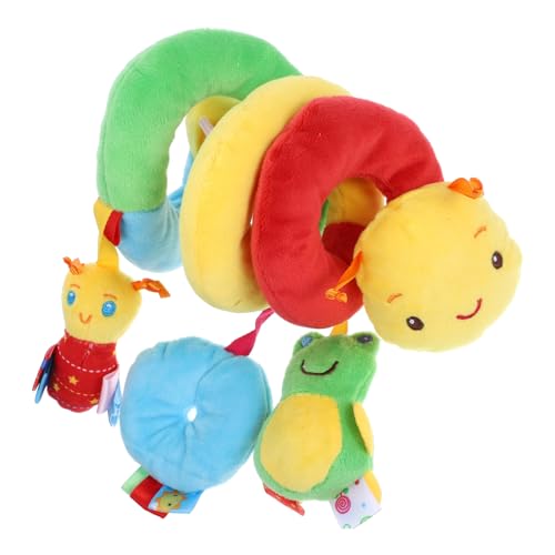 BESTonZON Multifunktionales Kinderwagen Mit Klingel Hängende Rasseln Spiral Für Kinderbett Und Kinderwagen Bunte Spielzeuge Für Junge Mädchen Ab Der Geburt von BESTonZON