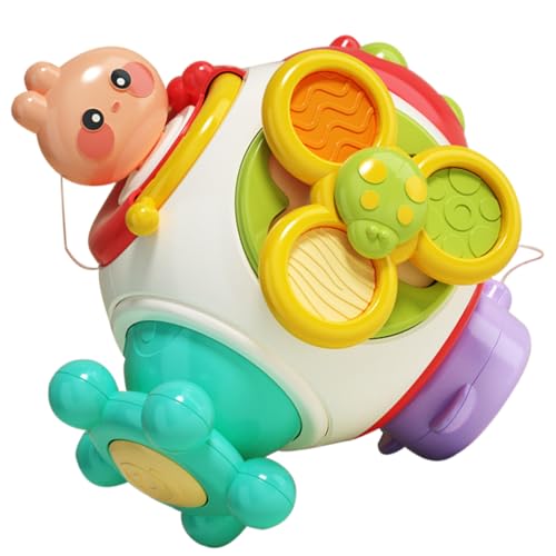 BESTonZON Multifunktionales Montessori Motorikspielzeug Junge Mädchen Greifball mit Rassel Sicherer Weicher Sensorikspielzeug für Kleinkinder Fördert Hand Auge Koordination und Frühe BESTonZON Multifunktionales Montessori Motorikspielzeug Junge Mädchen Greifball mit Rassel Sicherer Weicher Sensorikspielzeug für Kleinkinder Fördert Hand Auge Koordination und Frühe von BESTonZON