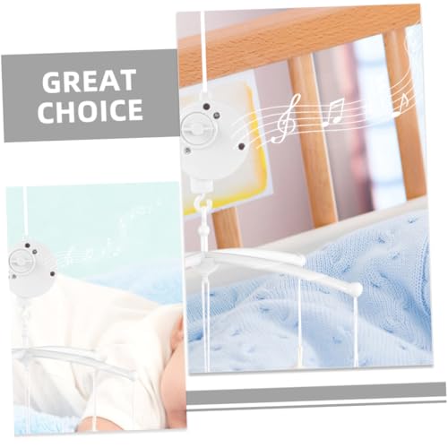 BESTonZON Musikalische Babybett spieluhr mit Einsteckhaken Elektrische Sichere Babybett hängespieluhr mit Beruhigender Wiegenlied Melodie Fördert Sensorische Entwicklung und Kognitive BESTonZON Musikalische Babybett spieluhr mit Einsteckhaken Elektrische Sichere Babybett hängespieluhr mit Beruhigender Wiegenlied Melodie Fördert Sensorische Entwicklung und Kognitive von BESTonZON