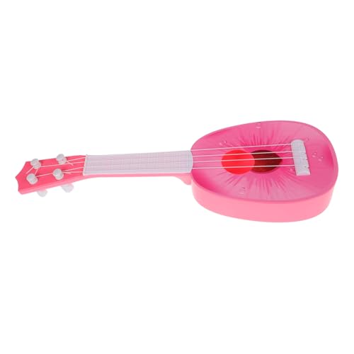 BESTonZON Musikalisches Spielzeug Ukulele Spielzeuggitarre Für Kleinkinder Spielzeuggitarre Für Kinder Instrumente Für Kinder Kleinkindspielzeug Kinder Gitarre Musikspielzeug Plastik Rosa von BESTonZON