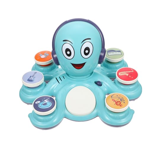 BESTonZON Musikinstrument Elektrischer mit Musik und Licht Interaktives für Sensorische Entwicklung Geeignet für Kleinkinder Ab Monaten Cartoon Design Blau BESTonZON Musikinstrument Elektrischer mit Musik und Licht Interaktives für Sensorische Entwicklung Geeignet für Kleinkinder Ab Monaten Cartoon Design Blau von BESTonZON