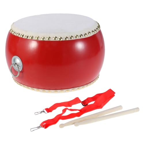 BESTonZON Musikspielzeug Schlagzeug-Musical Trommel-Musikinstrument-Spielzeug Kindertrommelspielzeug Musik-Trommel-Spielzeug Trommel Spielzeug Für Kinder Hölzern von BESTonZON