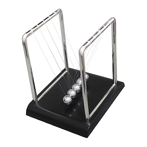 BESTonZON Newton schwingt den Ball Wissenschaft schwingende Bälle Balancebälle für den Schreibtisch für kinderspielzeug Wissenschaftliches Desktop - Black von BESTonZON