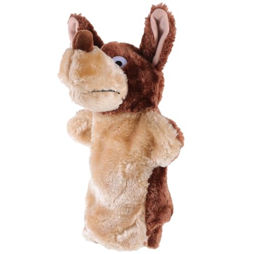 BESTonZON Niedliche Wolf Handpuppe aus Baumwolle Weiches Tier Handpuppenspielzeug für Interaktives Puppenspiel Motorik Kommunikation und Fantasievollem Geschichtenerzählen BESTonZON Niedliche Wolf Handpuppe aus Baumwolle Weiches Tier Handpuppenspielzeug für Interaktives Puppenspiel Motorik Kommunikation und Fantasievollem Geschichtenerzählen von BESTonZON