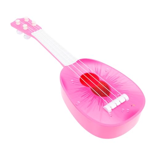 BESTonZON Obst Gitarre Ukelele for Geburtstagsgeschenk für Kreatives Spielzeuggitarre für Anfänger Ukulele für imitiertes Gitarrenspiel Kinderspielzeug Abs Weiß von BESTonZON