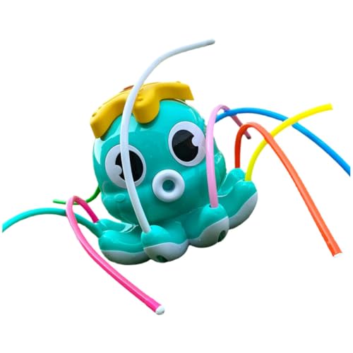 BESTonZON Oktopus bestreuen Spielzeug für Kleinkinder schwimmendes Tierspielzeug interaktives Spielzeug Kinder Outdoor Spielzeug Drehbarer Sprinkler für Kleinkinder Poolbewässerungsspielzeug von BESTonZON