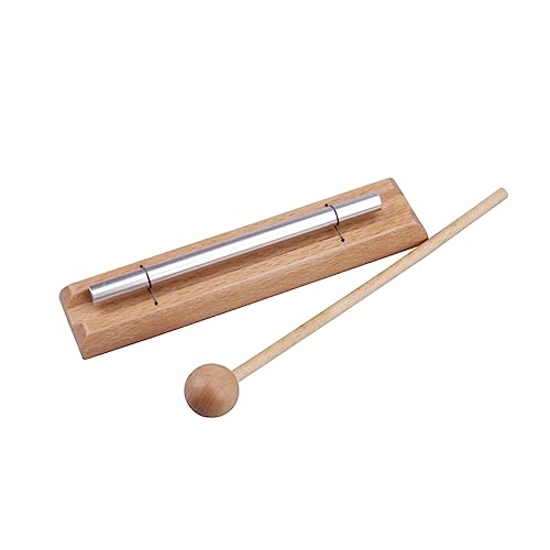 BESTonZON Percussion-musikinstrumente Musikspielzeug Für Babys Minispielzeug Für Kinder Kinderspielzeug Spielzeug Für Kleinkinder Mini-spielzeug Meditationsglocke Meditationstimer Hölzern von BESTonZON