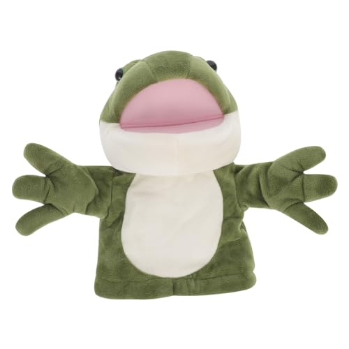 BESTonZON Plüsch Frosch Handpuppe Kuscheltier Handspielpuppe für Geschichten Erzählen Interaktive Stoffpuppe Weiches Umweltsicheres Material BESTonZON Plüsch Frosch Handpuppe Kuscheltier Handspielpuppe für Geschichten Erzählen Interaktive Stoffpuppe Weiches Umweltsicheres Material von BESTonZON