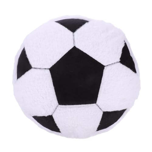 BESTonZON Plüsch-Fußballspielzeug Kissen in Fußballform Hunde Fußball -Fußball Cute Pillow Lovely Pillow spielzeuge Fußballmodell Spielzeug weiches Fußballplüschkissen PP Baumwolle von BESTonZON