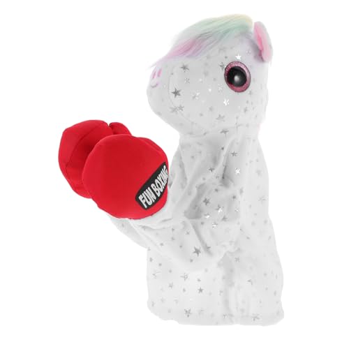 BESTonZON Plüsch Handpuppe Boxen Einhorn mit Soundeffekt Interaktives Eltern Junge Mädchen Weiches Leichtes Tier Handspielzeug für Drinnen und Draußen Pädagogisch und Unterhaltsam BESTonZON Plüsch Handpuppe Boxen Einhorn mit Soundeffekt Interaktives Eltern Junge Mädchen Weiches Leichtes Tier Handspielzeug für Drinnen und Draußen Pädagogisch und Unterhaltsam von BESTonZON