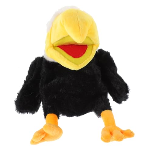 BESTonZON Plüsch Handpuppe Eule Interaktives Vogel Kuscheltier Storytelling für Frühe Bildung mit Beweglichem Mund Waschbar Leicht Langlebig BESTonZON Plüsch Handpuppe Eule Interaktives Vogel Kuscheltier Storytelling für Frühe Bildung mit Beweglichem Mund Waschbar Leicht Langlebig von BESTonZON